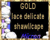 golden lace shawl