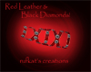 RedLeather&Blk Diamonds
