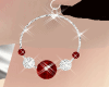 sphere earrings{N}