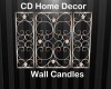 CD HomeDecor Wall Candle