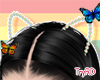 🦋 Color cat headband