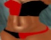 Red N Black ABS Swim