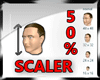 Head 50 % Scaler
