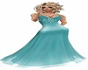 Aqua Diamond Gown