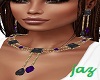 J* Purple gold jewelry