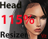 Head 115%