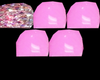 $ Pink Diamond Toes e