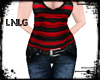L:BBW Outfit-Stripe Red