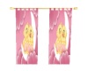 Pink Bear Curtains