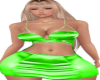 Green Satin (L) Dress