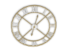 Modern Clock Gold