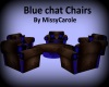 (Blue Chat Chairs