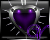 -N- Purple Spiked Heart