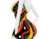V-Nubian Dress