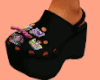 Black High Crocs