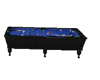 Black & Blue Pool Table