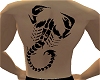 LB Scorpian Back Tattoo