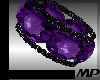 Purple Diamond Bangle