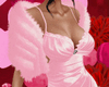 Amour PNK Fur Shawl Add