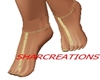 Small Jewelled Feet/Gold