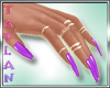 T* Purple Nails