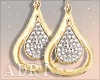 ~A: Larme'Gold Earrings