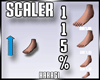 Foot Scaler Resizer 115%