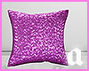 Purple Sequin Pillow