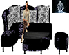 Black Lace Pose Couch
