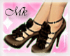[MK] Swing Brown Heels