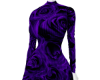 Purple Rose Knit Dress