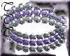 TTT Purple Bead Bracelet