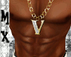 Men's V Gold Necklace