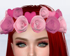 Roses&Hearts Crown Pink