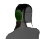 Glitter Ear Muffs Green