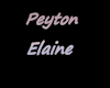 Peyton Elaine wall name