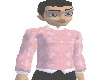 cc pink sweater an white