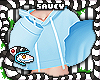Crop Hoodie Blue