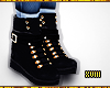 ! Leather Sneakr JustBlk