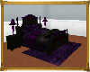Gothic purple bed