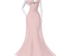 pink long dress