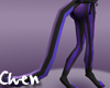 Purple Pinstripes Tail