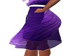 purple white skirt