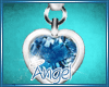 [AA]Necklace Blue Heart