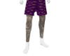 LV Purple shorts M