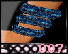007 Blue Bracelets
