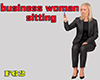 Business woman sitting