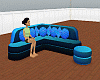 Sc's blue corner couch