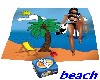 beach towel animated