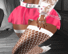 Skirt pink&white